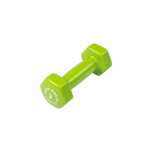 Bodysolid Green 3lb Vinyl Dumbbell | Fitness Experience