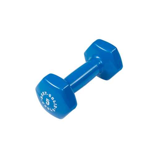 Bodysolid Blue 5lb Vinyl Dumbbell | Fitness Experience
