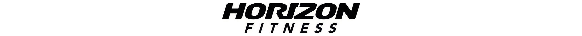 Horizon Fitness logo on a white background
