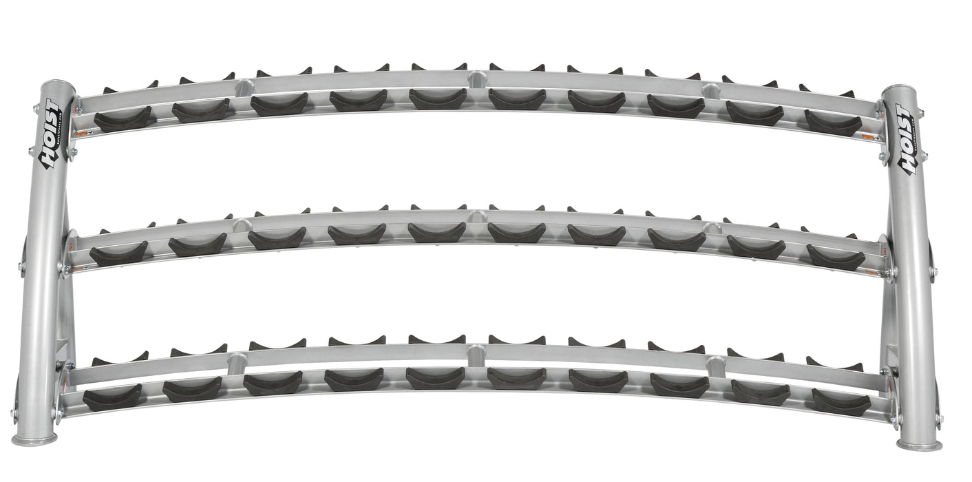 HOIST 3-TIER HORIZONTAL DUMBBELL RACK | FITNESS EXPERIENCE