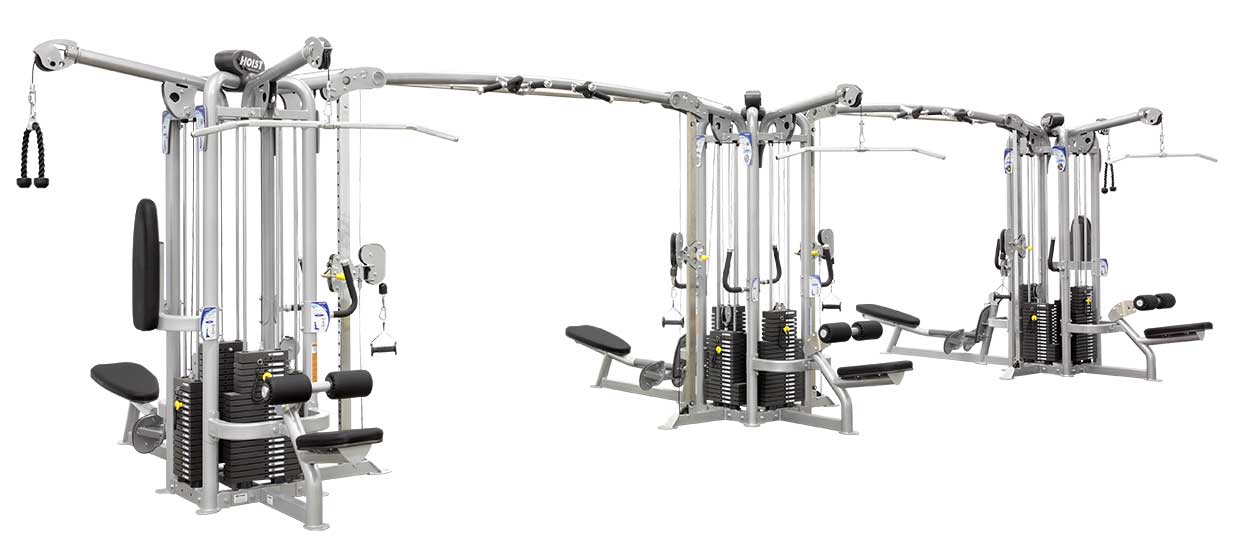 Hoist Fitness 14 Station - Tri Pod full view | Fitness Experience