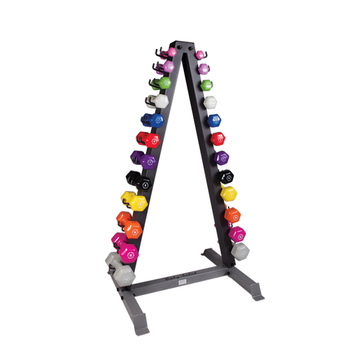 Body Solid 12 Pair Vinyl Dumbbell Set | Fitness Experience