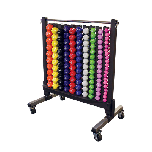 Bodysolid Neoprene Dumbbell Rack Package full view | Fitness Experience