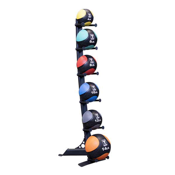 Bodysolid Medicine Ball Package with Rack