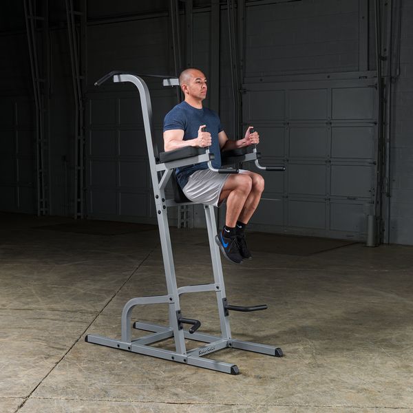 BodySolid GVKR82 Vertical Knee Raise, Dip, Pull Up