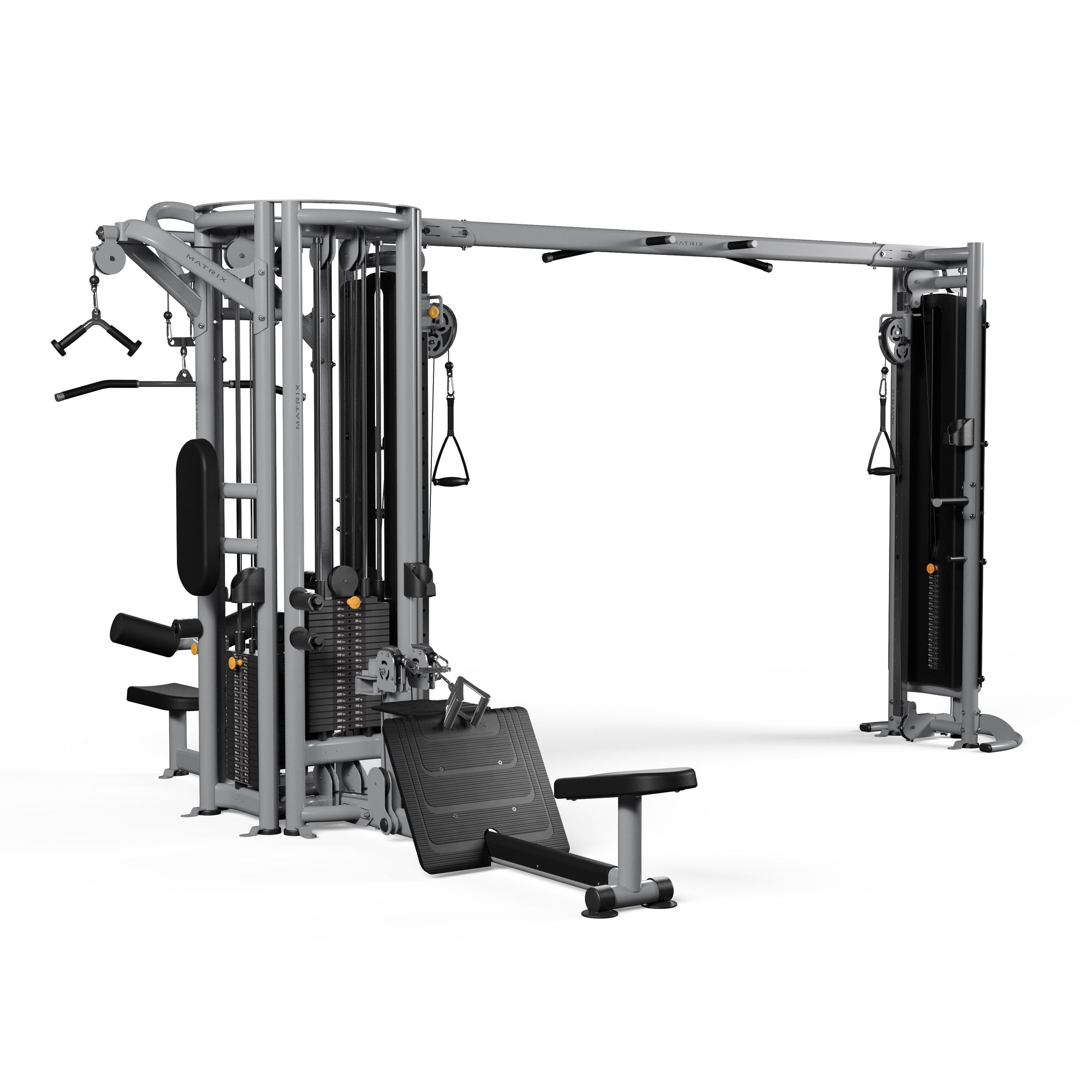 Matrix Fitness Aura  5-Stack Multi-Station full view | Fitness Experience