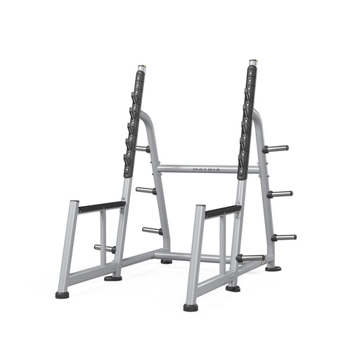 Matrix Fitness Magnum Squat Rack full view | Fitness Experience