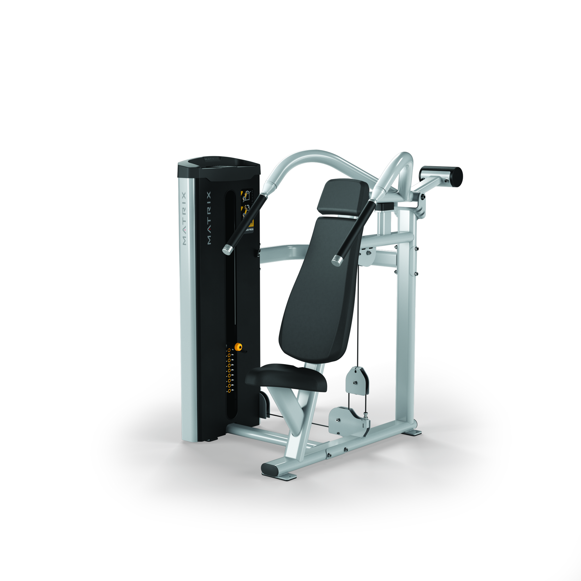 Matrix Fitness Go Series Shoulder Press front view | Fitness Experience