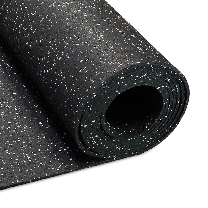 Fitway Rubber Gym Flooring - 4' x 25' Roll
