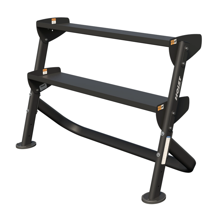 HF-5461 48" 2 Tier Dumbbell Rack