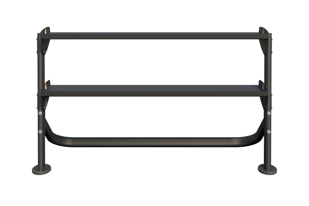 HF-5461 60" 2 Tier Dumbbell Rack