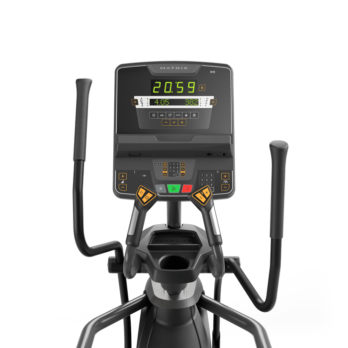 Matrix  Fitness Lifestyle Elliptical with LED Console view of console | Fitness Experience