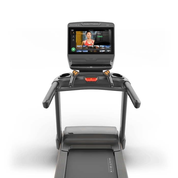 Matrix Fitness Lifestyle Treadmill with Touch XL Console view of console | Fitness Experience