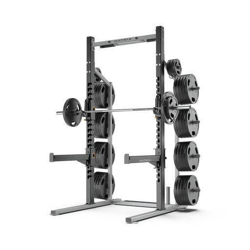 Matrix Fitness Magnum Half Rack full view | Fitness Experience