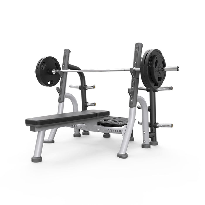 Matrix Olympic Flat Bench w/ Safety Arms