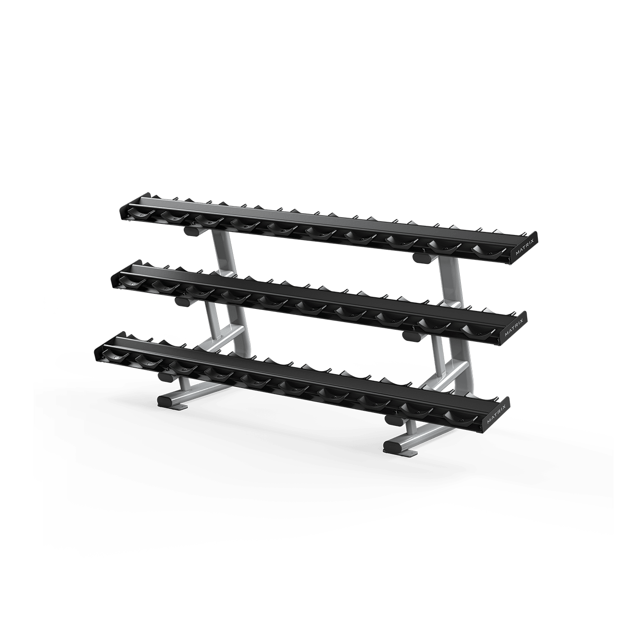 Matrix Fitness Magnum 15-Pair Pro-Style Dumbbell Rack | Fitness Experience