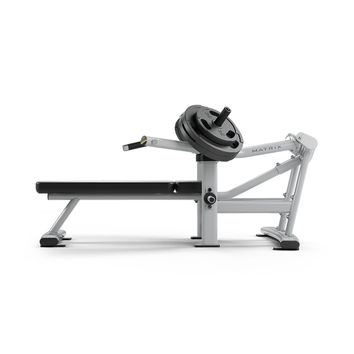 Matrix Fitness Magnum Supine Bench Press side view | Fitness Experience