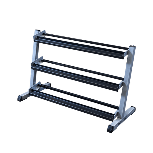BodySolid 3 Tier Horizontal 48" Dumbell - Fitness Experience