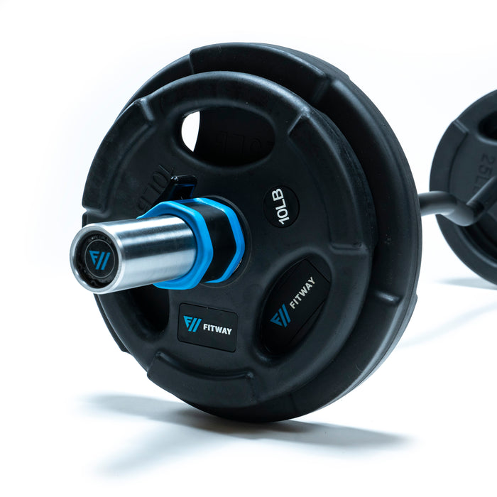 Curl Bar & Weight Plate Package