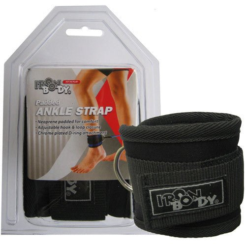 Fitness Ankle Straps Adjustable D-Ring Foot Support Cuffs Gym Leg