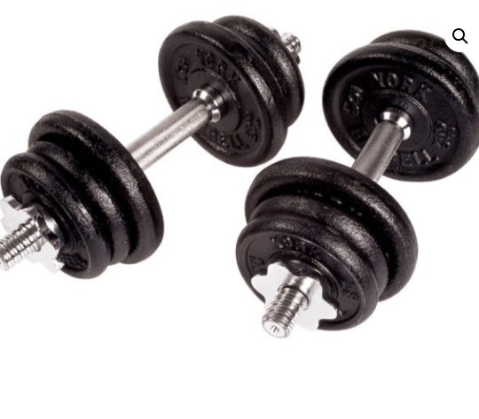 York 50lb Spin Lock DB Set