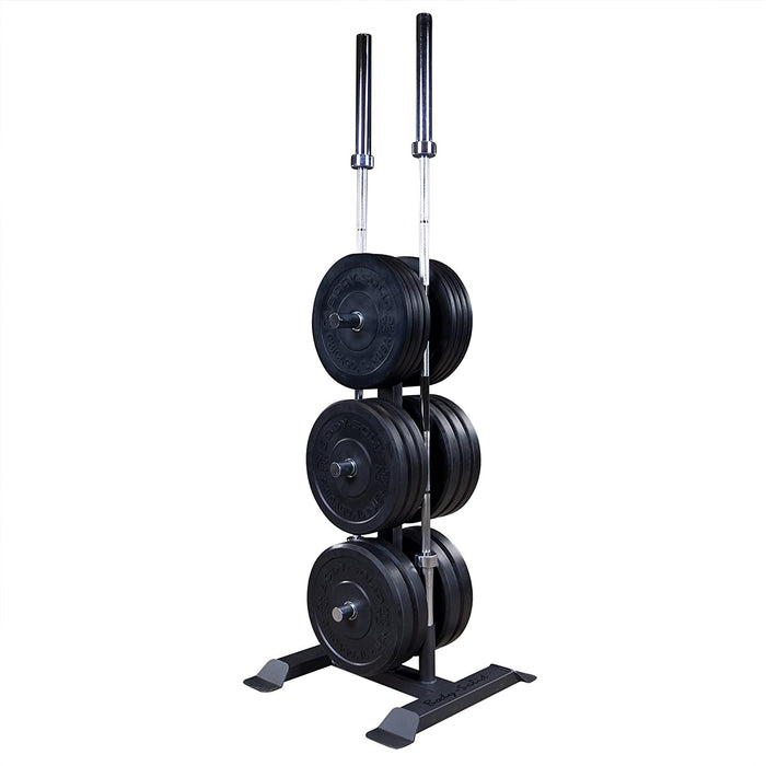 BodySolid Olympic Weight Tree W/Bar hold - Fitness Experience