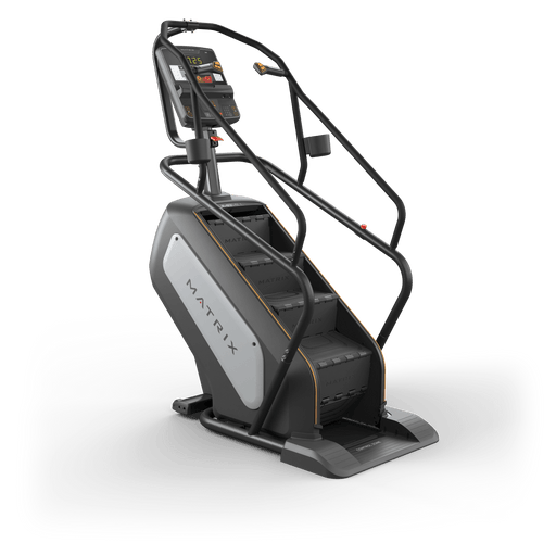 Matrix Fitness Performance Climbmill with Group Training LED Console full view | Fitness Experience