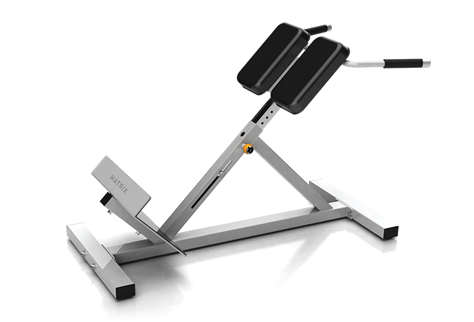Matrix Fitness G1 Back Extension Bench full view | Fitness Experience 