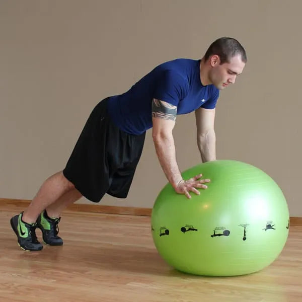 Prism Fitness Smart Stability Balls - Green in use | Fitness Experience