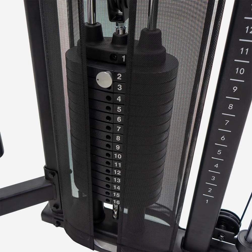Inspire Fitness SF5 Smith Functional Trainer weight stack | Fitness Experience