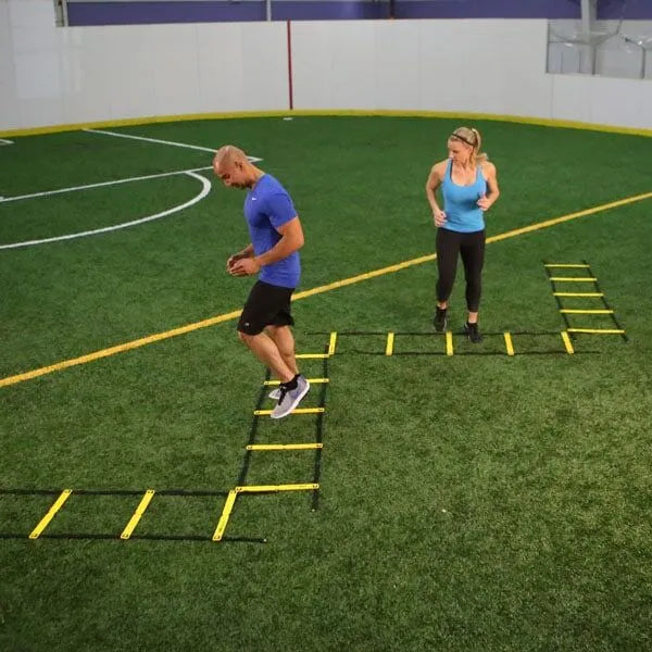 Prism Fitness Smart Modular Agility Ladder in use | Fitness Experience