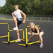 Prism Fitness Smart Hurdles 21"-36" (set of 3) view in use | Fitness Experience
