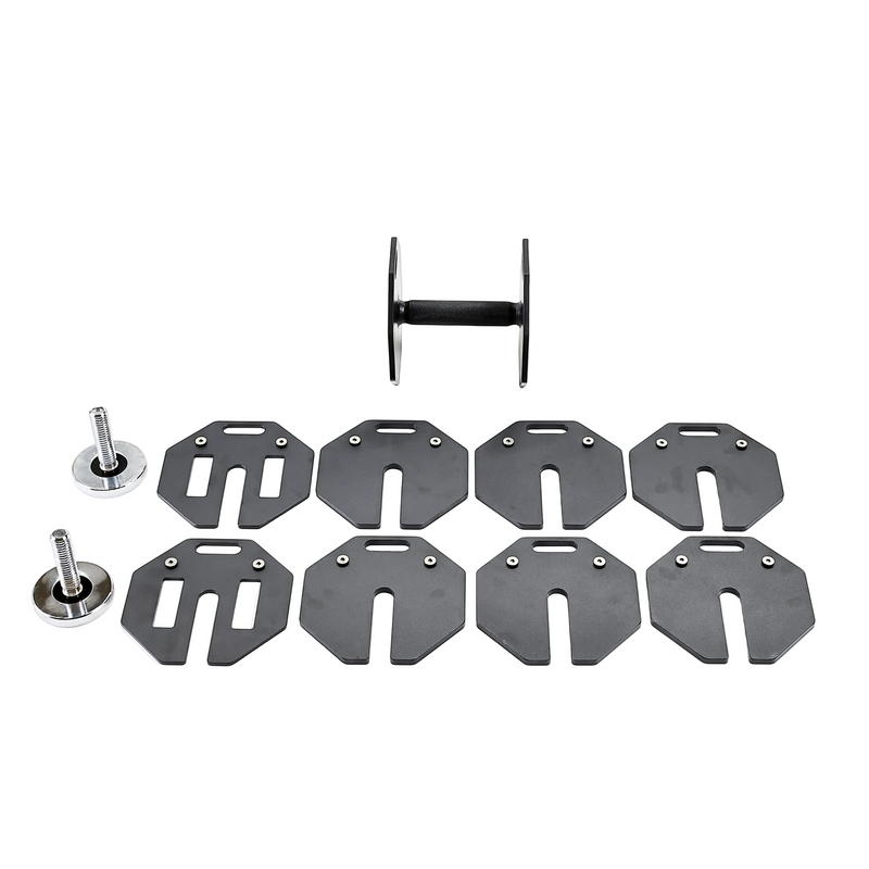 FITWAY 50lb Adjustable Dumbbell Pair