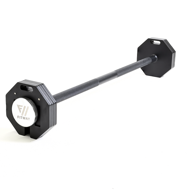 Fitway Barbell for Adjustable Dumbbell Set