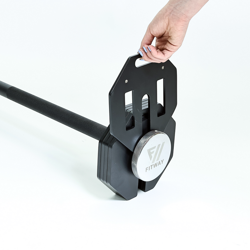 Fitway Barbell for Adjustable Dumbbell Set