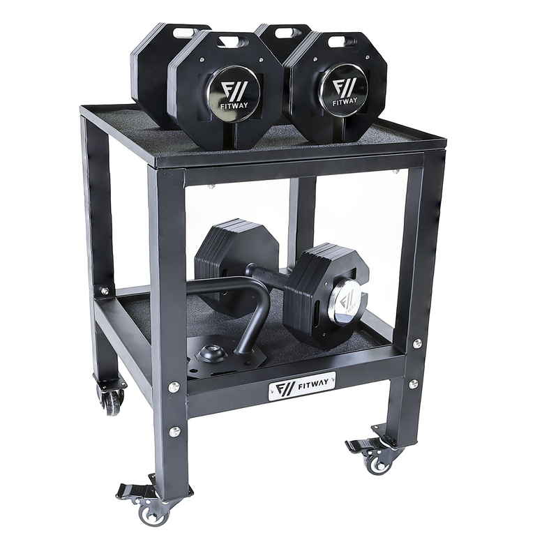 FITWAY Adjustable Dumbbell Rack
