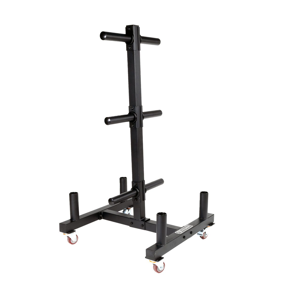 Fitway Bumper Plate Rack with Wheels