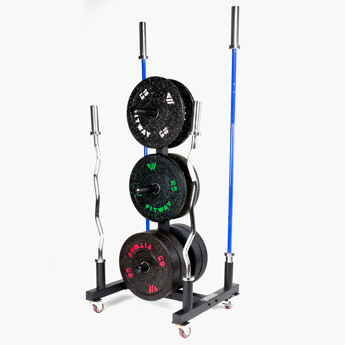 Fitway Bumper Plate Rack with wheels