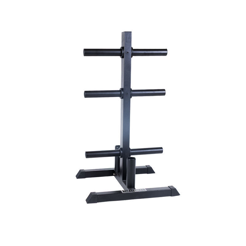 Fitway Olympic Plate Tree with 2 Bar Holder