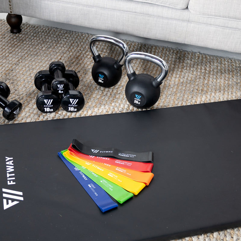 Fitway Rubber Coated Kettlebell