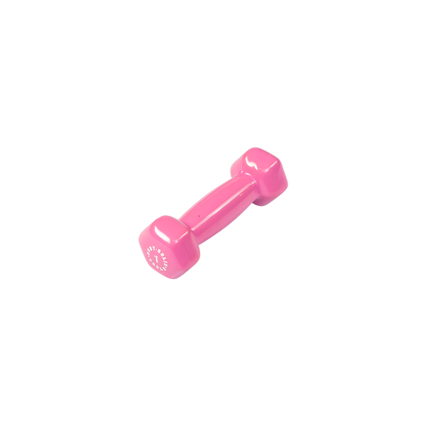 Bodysolid Pink 1lb Vinyl Dumbbell | Fitness Experience