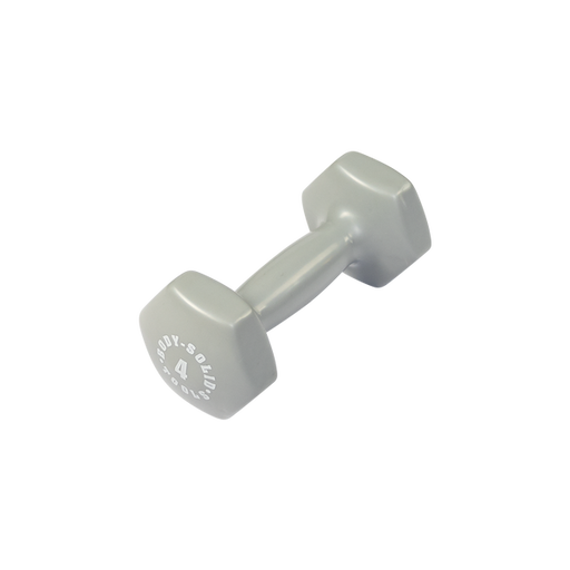 Bodysolid Light Gray 4lb Vinyl Dumbbell | Fitness Experience