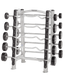Hoist Barbell Rack shown with barbells | Fitness Experience
