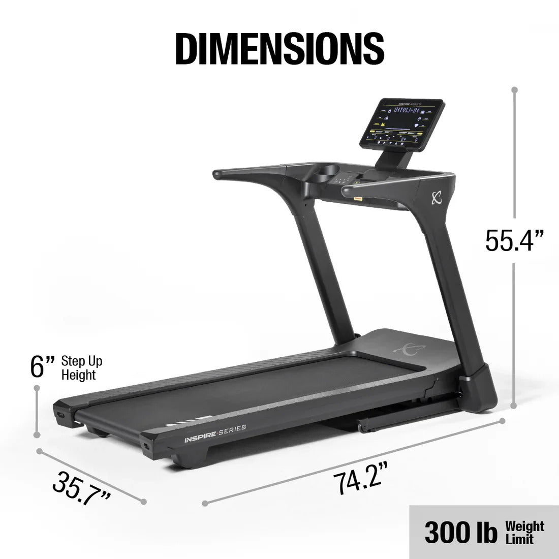 Inspire T5 Treadmill with LED Console