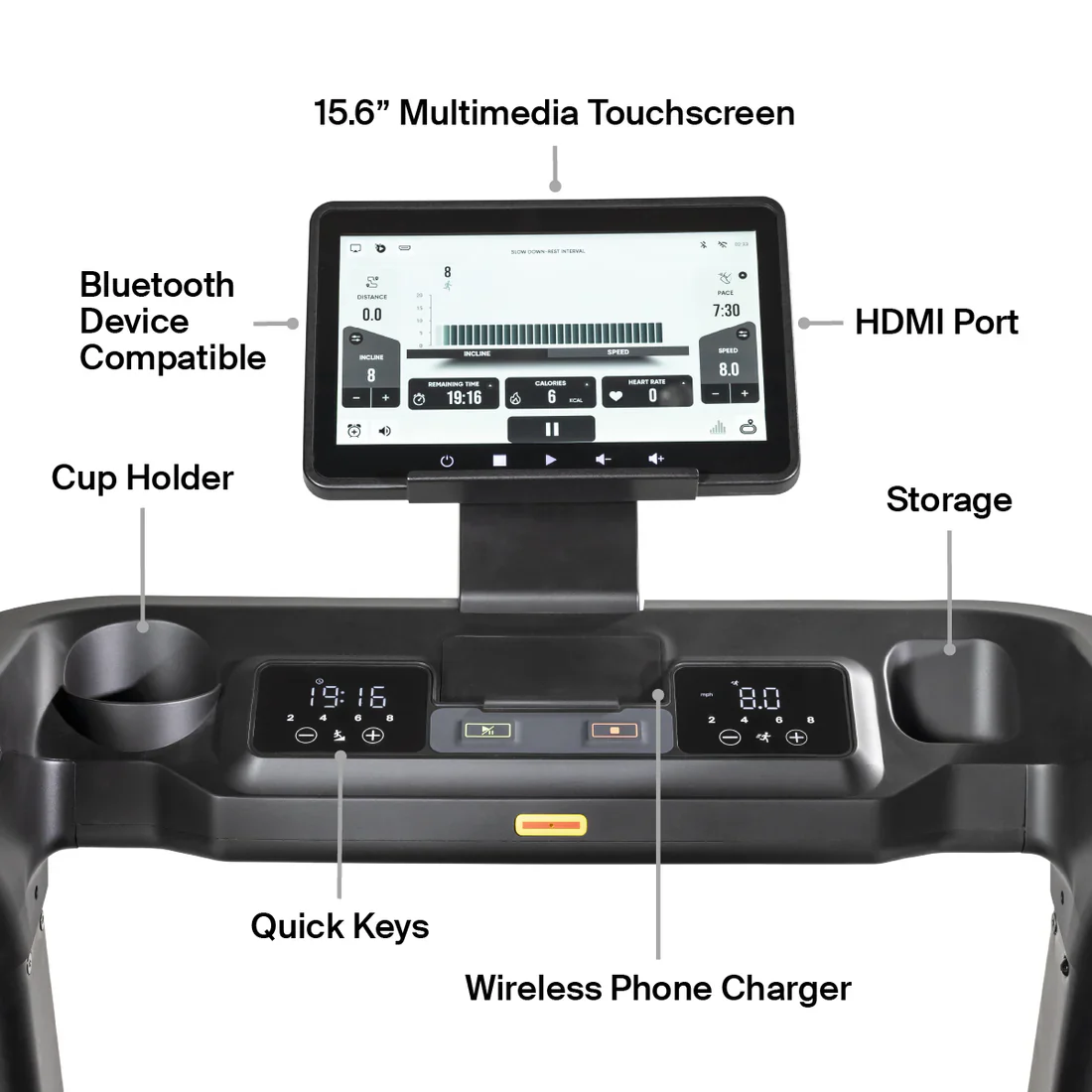 Inspire T5S Treadmill with Touch Console