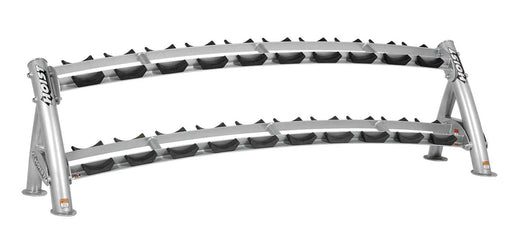 Hoist 2-Tier Horizontal Dumbbell Rack | Fitness Experience