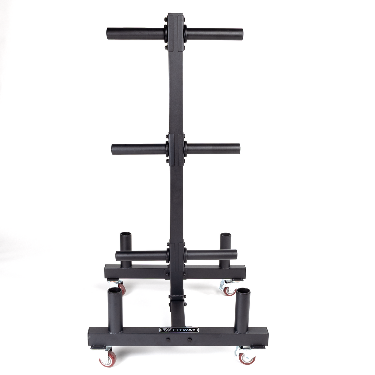 Fitway Bumper Plate Rack with Wheels