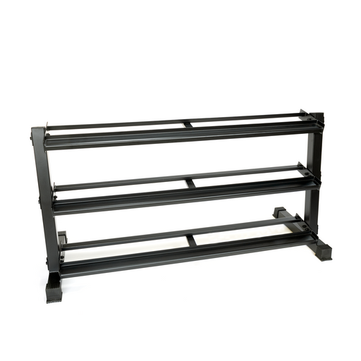 Fitway 3 tier 60" dumbbell rack available in stock at Fitness Experience in Victoria, Nanaimo, Winnipeg, Calgary, Regina, Saskatoon and online across Canada.