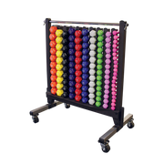 Bodysolid Neoprene Dumbbell Rack Package full view | Fitness Experience 