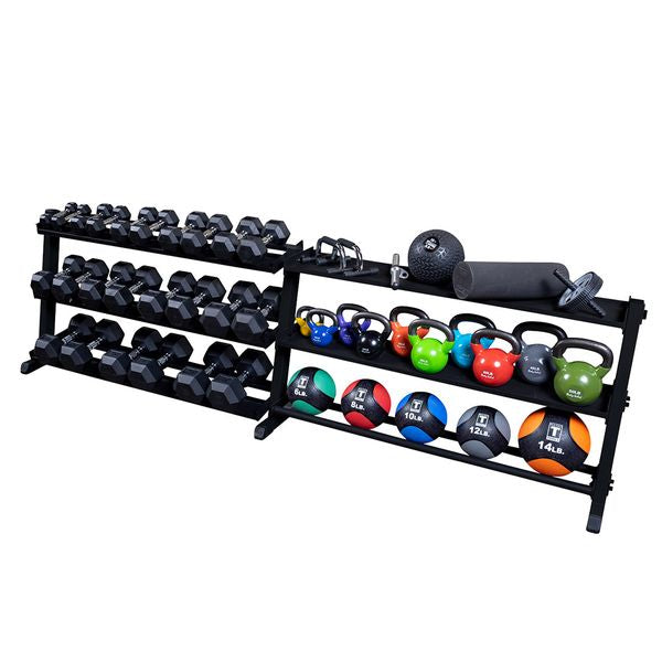 BodySolid GDR60 60" 2 Tier Dumbbell Rack